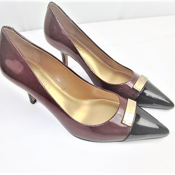 coach kitten heel pumps